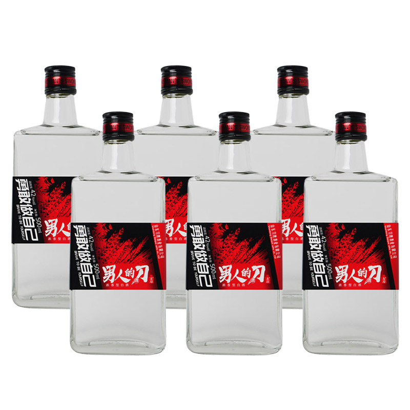 男人的刀42度500ml/瓶浓香型白酒
