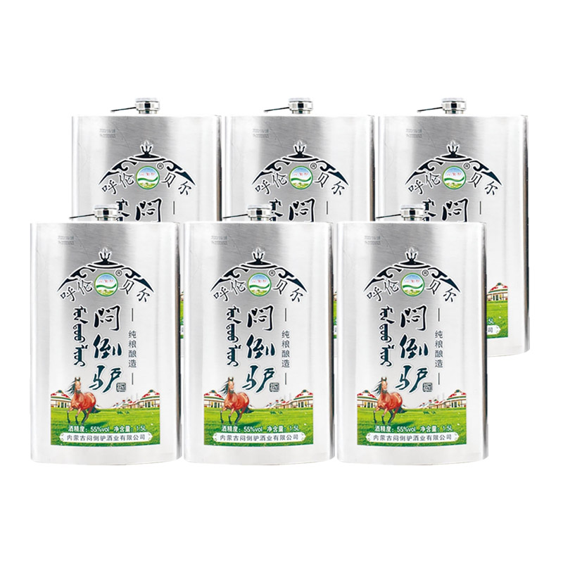 闷倒驴55度清香型1500ml*6瓶箱