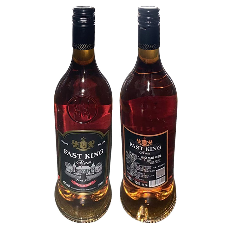 莎堡皇锡皇黑朗姆酒40度700ml/瓶