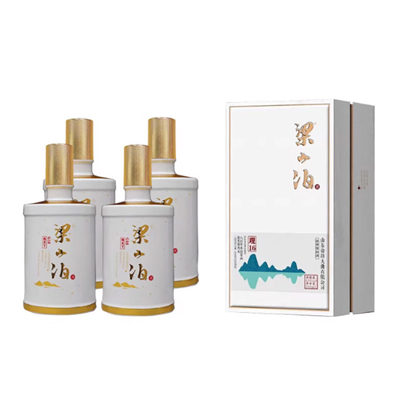 梁山泊观16观天下浓香型52度4瓶