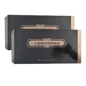 参济堂人参蛹虫草黄精酒8度10瓶