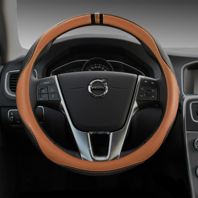 适用Volvo沃尔沃S60L S80L XC60 S40C30V40 V60 XC90汽车方向盘套