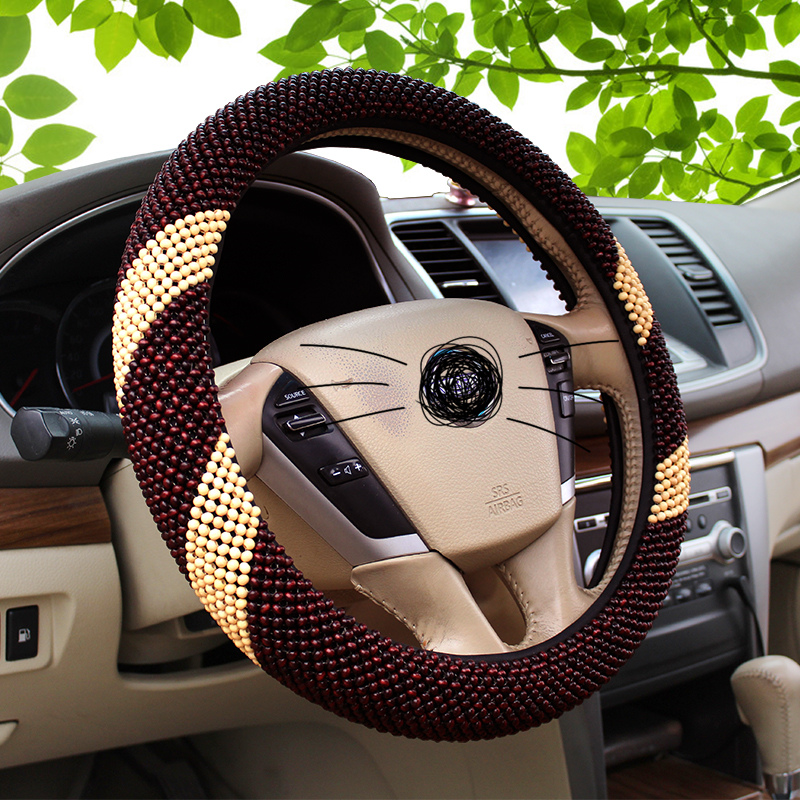 哈弗夏季木珠透气防滑车把套