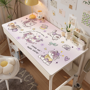 小学生可裁剪书桌垫防水防油防烫免洗桌布长方形写字台桌面保护垫
