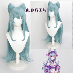 【伽氏工坊】梦见月瑞希cos假发原神绮梦缱绻仿真头皮分体蝴蝶结
