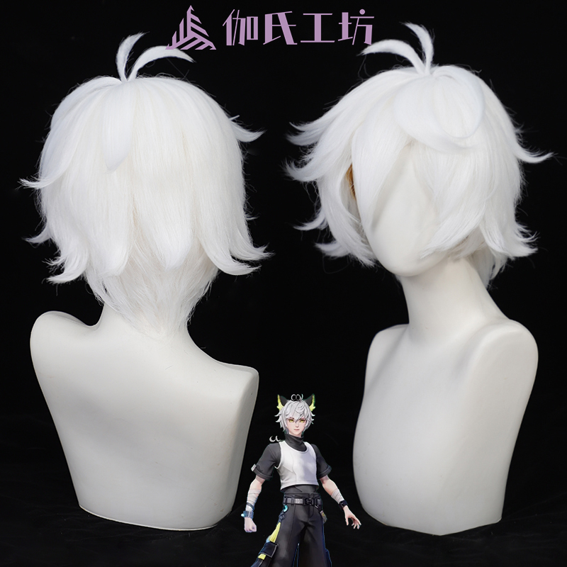 王者荣耀罗小黑百里玄策cos假发