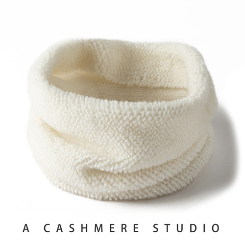 秋冬羊绒加厚脖套男女百搭针织围脖保暖套头围巾护脖子护颈椎情侣