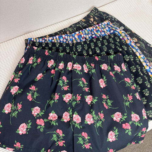 新品夏季60支全棉印花阿罗裤