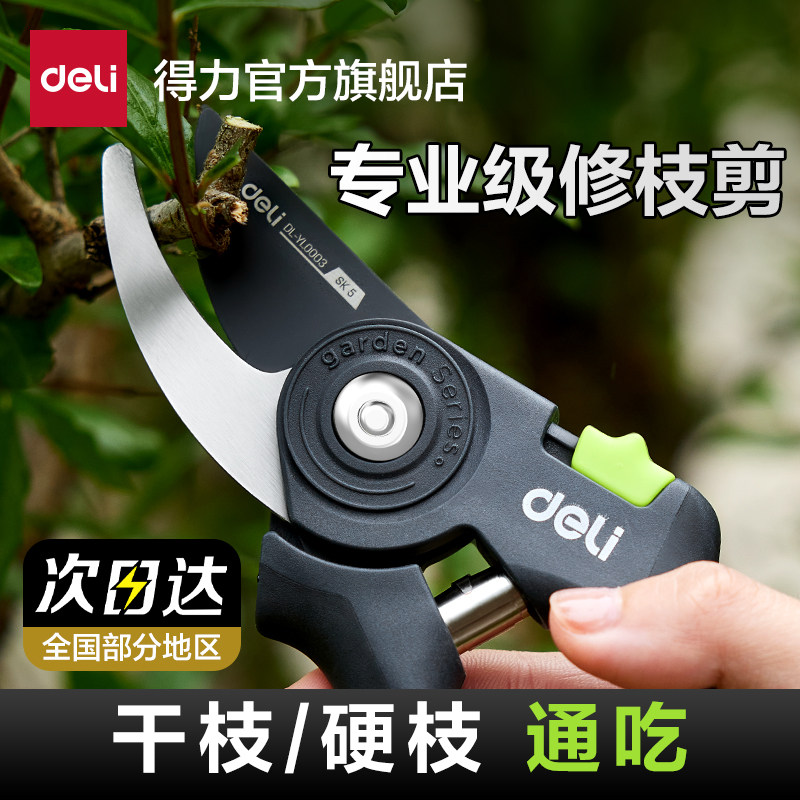 得力工具剪枝果树修剪修枝剪刀