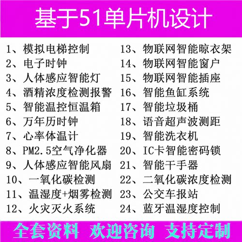 基于51单片机设计成品学习套件