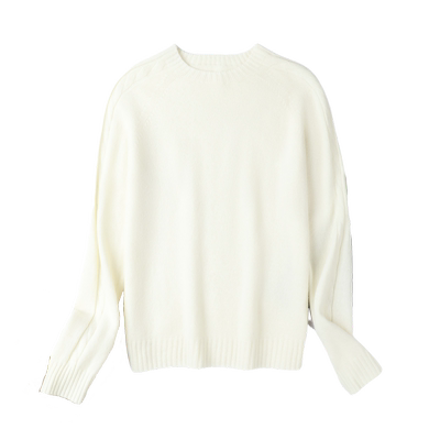 绵羊毛羊毛衫雪中飞圆领