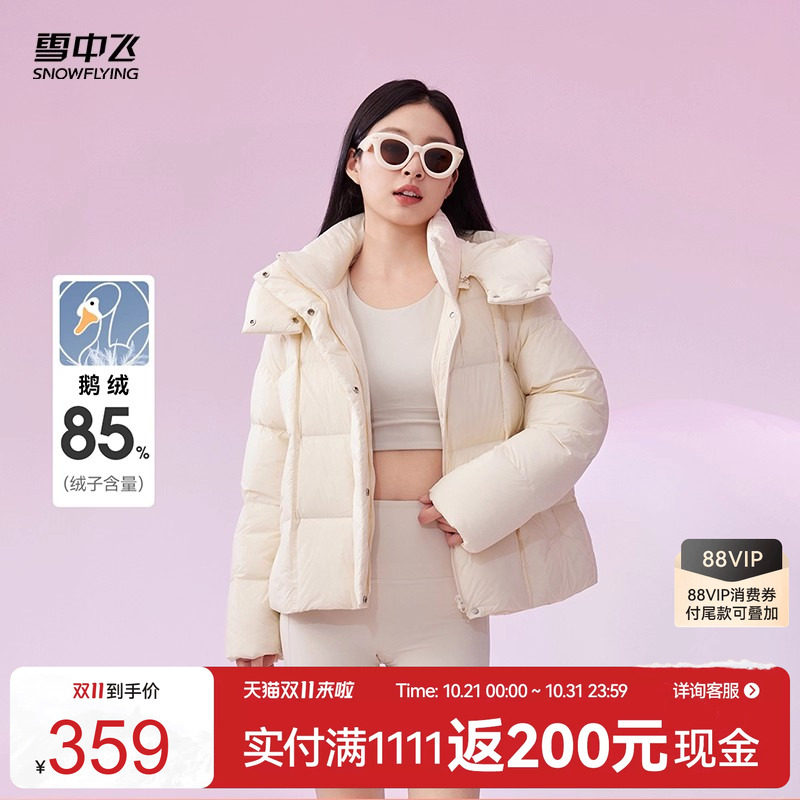 雪中飞户外休闲鹅绒服