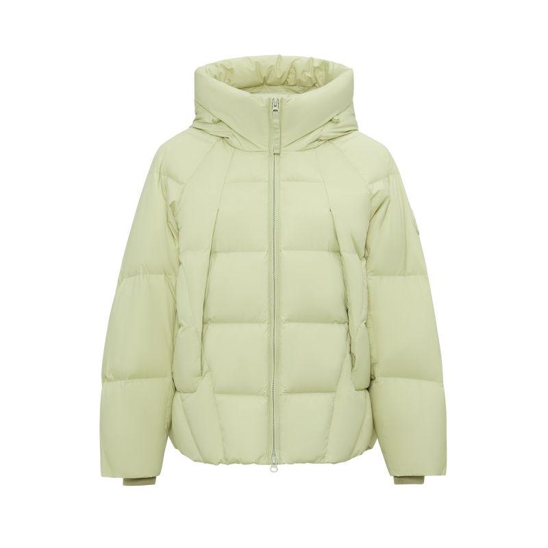 雪中飞2025冬新款女士短款羽绒服加厚保暖活页设计感时尚廓形