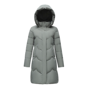 雪中飞2026冬新款女中长款可脱卸帽羽绒服妈妈款气质休闲加厚暖