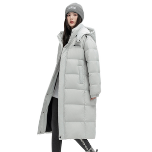 雪中飞2026秋冬新款男女情侣长款羽绒服过膝保暖时尚简约经典韩版