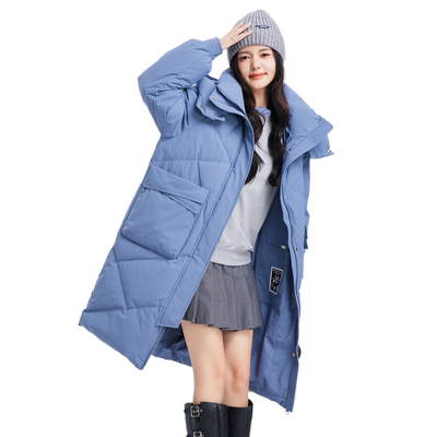 2024中长款加厚羽绒服雪中飞