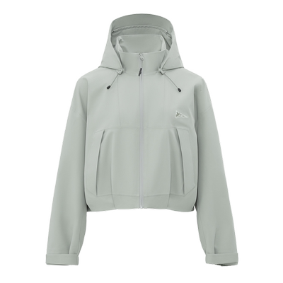 【山海】雪中飞2026春装新款女短款硬壳冲锋防水外套夹克户外登山