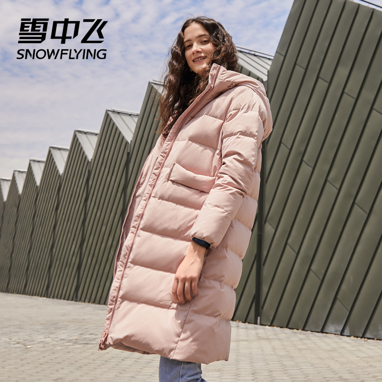 雪中飞2019秋冬新款中长款纯色简约(非品牌)