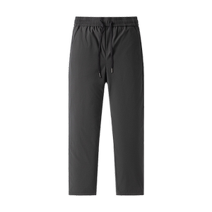 雪中飞2024冬新款男士鹅绒裤直筒蓄热防泼水抗静电5A抗菌绒商务