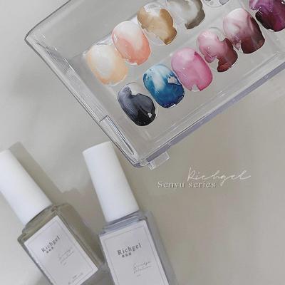 Richgel森屿晕染液美甲专用高饱和度水染液渐变彩绘 晕染