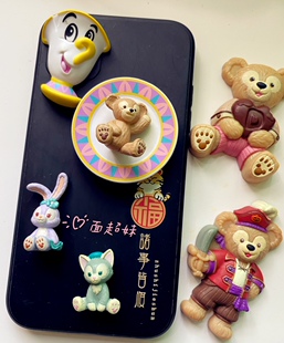 散货 达菲熊 星黛露 杰拉多尼 冰箱贴 立体玩偶摆件