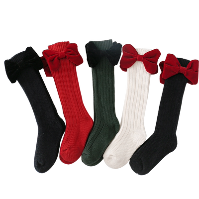 儿童长筒袜春秋过膝纯棉韩国
