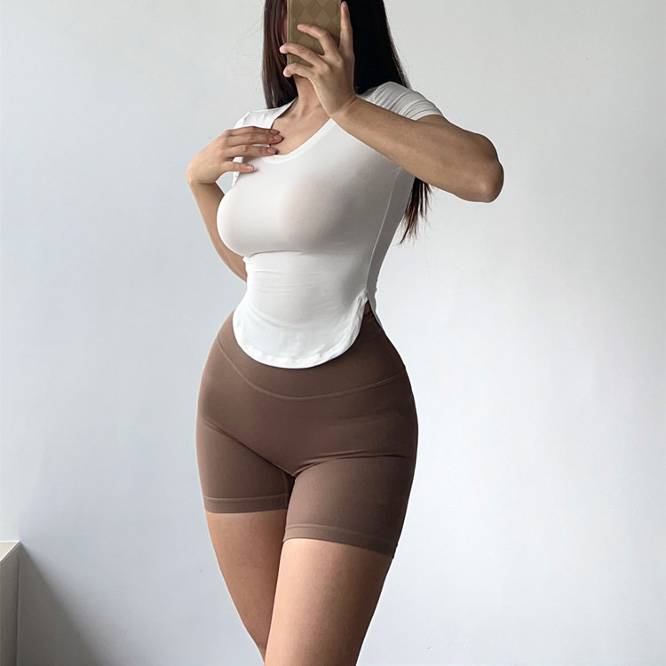 紧身薄款运动短袖T恤女速干