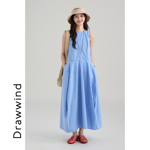 画风drawwind背心连衣裙女