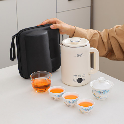 便携车载露营电热水壶茶具套装