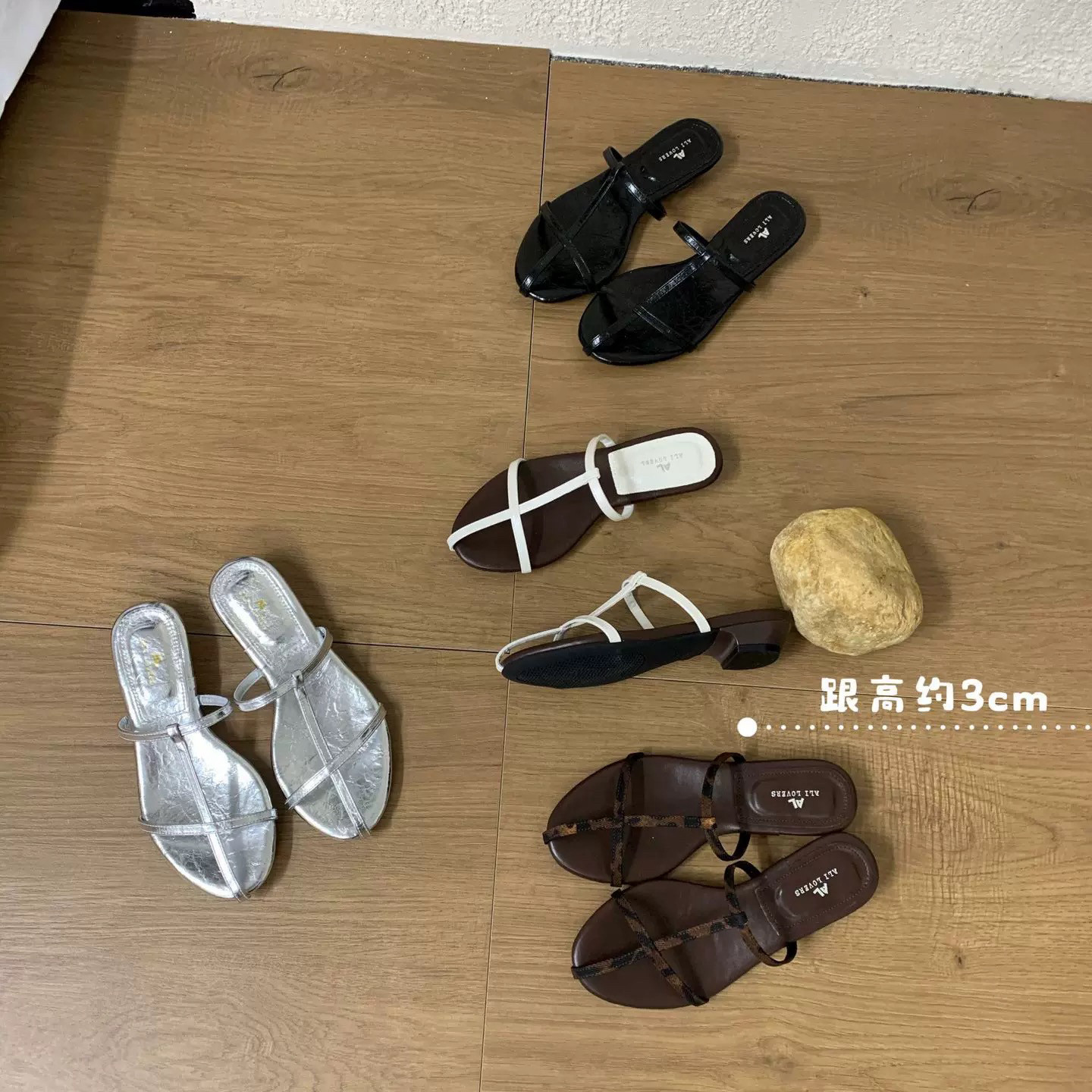 760-2~低跟法式简约露趾凉拖鞋女鞋子外穿2026年夏季新款