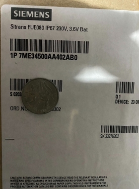 【议价】siemens fue080表头