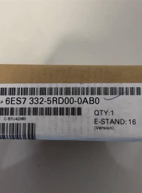 【议价】议价6ES7332-5RD00-0AB0SM332,6ES7 332-5RD00-0AB