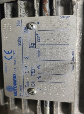 【议价】意大MOTOVARIO电机TS71B4配件议价