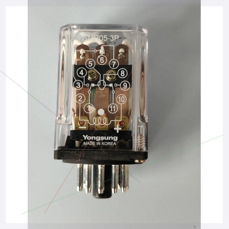 【议价】韩国龙声电机YONGSUNG中间继电器YSMR05-3P