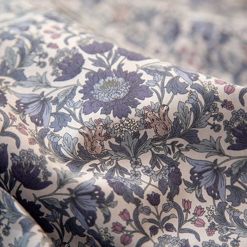 北高进口80支纯棉小松鼠布料