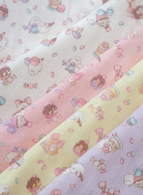 KOKKA进口柔软可爱服装纱布