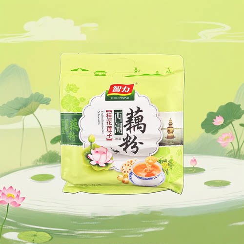 智力桂花莲子藕粉0脂西湖早餐