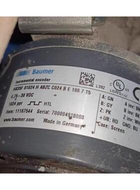 HS35F 01024 H ABZC C024 B E 100 T5Baumer空心轴旋转编码器替代