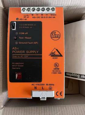 全新原装Ifm AC1224AS-I电源模块 115/230VAC 4A议价