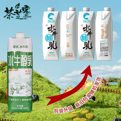 水牛醇乳牛奶摩氏浓厚奶高蛋白质