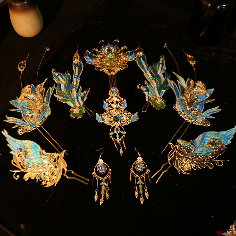 古风异域风敦煌飞天发凤