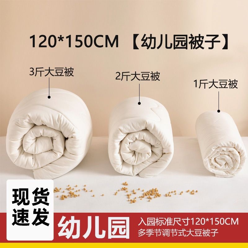 儿童幼儿园大豆被子被芯