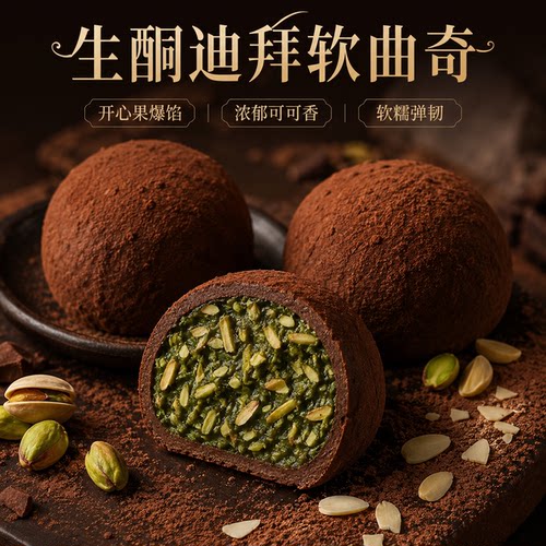 生酮迪拜开心果软曲奇手工弹韧