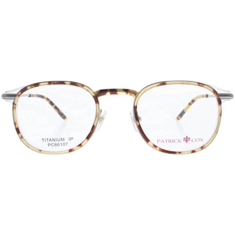 patrick cox镜框66107帕特里克考克斯时尚男女纯钛复古全框眼镜架