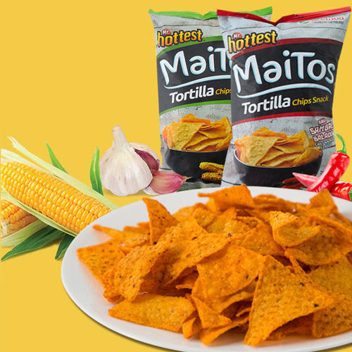 印尼maitos玉米片香脆辣烧烤味