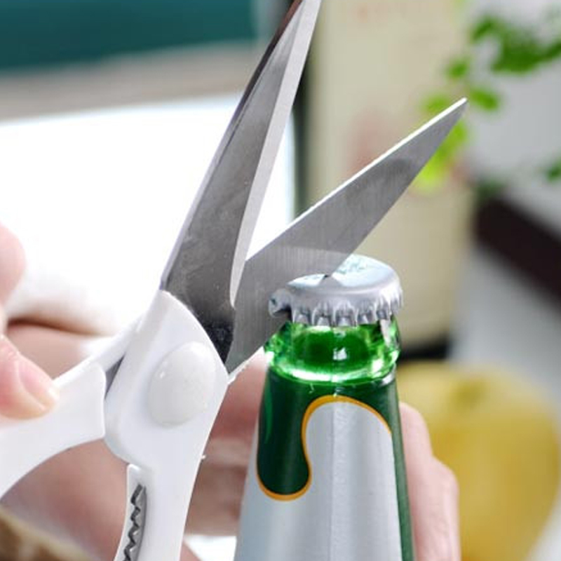 日本ECHO不锈钢剪刀 修剪工具 厨房剪刀 开瓶夹 多功能厨房剪刀