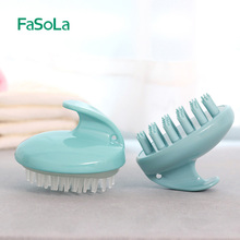 硅胶洗头刷 日本FaSoLa沐浴按摩用品 头部按摩神器 头皮按摩梳子