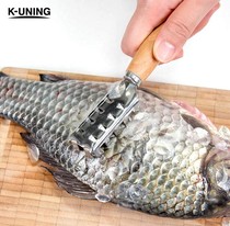 Japanese echo scaler, scaler, scaler, scaler, scaler, scaler, wooden handle, kitchen tool