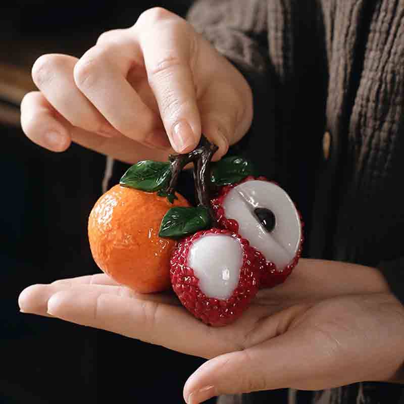 陶尚吟 大吉大利荔枝变色茶宠摆件 精品可养创意个性茶玩查到配件,餐饮具,茶宠摆件,淘宝优惠券,粉丝福利购,淘宝优惠卷