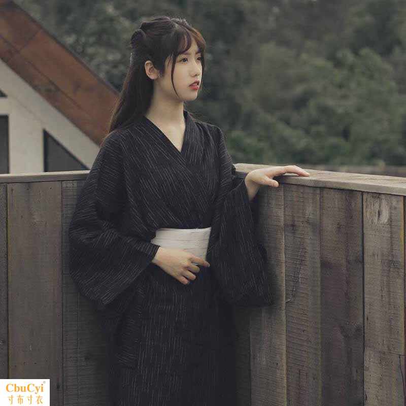 男女可穿日本传统型和服浴袍酷帅气质武士长袍日式温泉汗蒸浴衣黑|ruв категории Женская одежда, костюм/национальная одежда/театр костюм, национальная одежда/этап погрузки - от Buy2taobao.com для оказания профессиональной услуги покупки агента Taobao